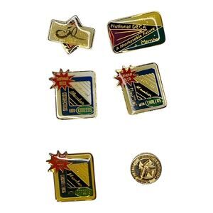 Vintage DECA Lapel Pin Lot 1990s National DECA Career Education Member Pins